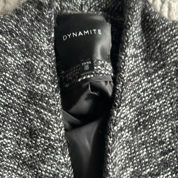 Dynamite grey and black blazer - Picture 2 of 3